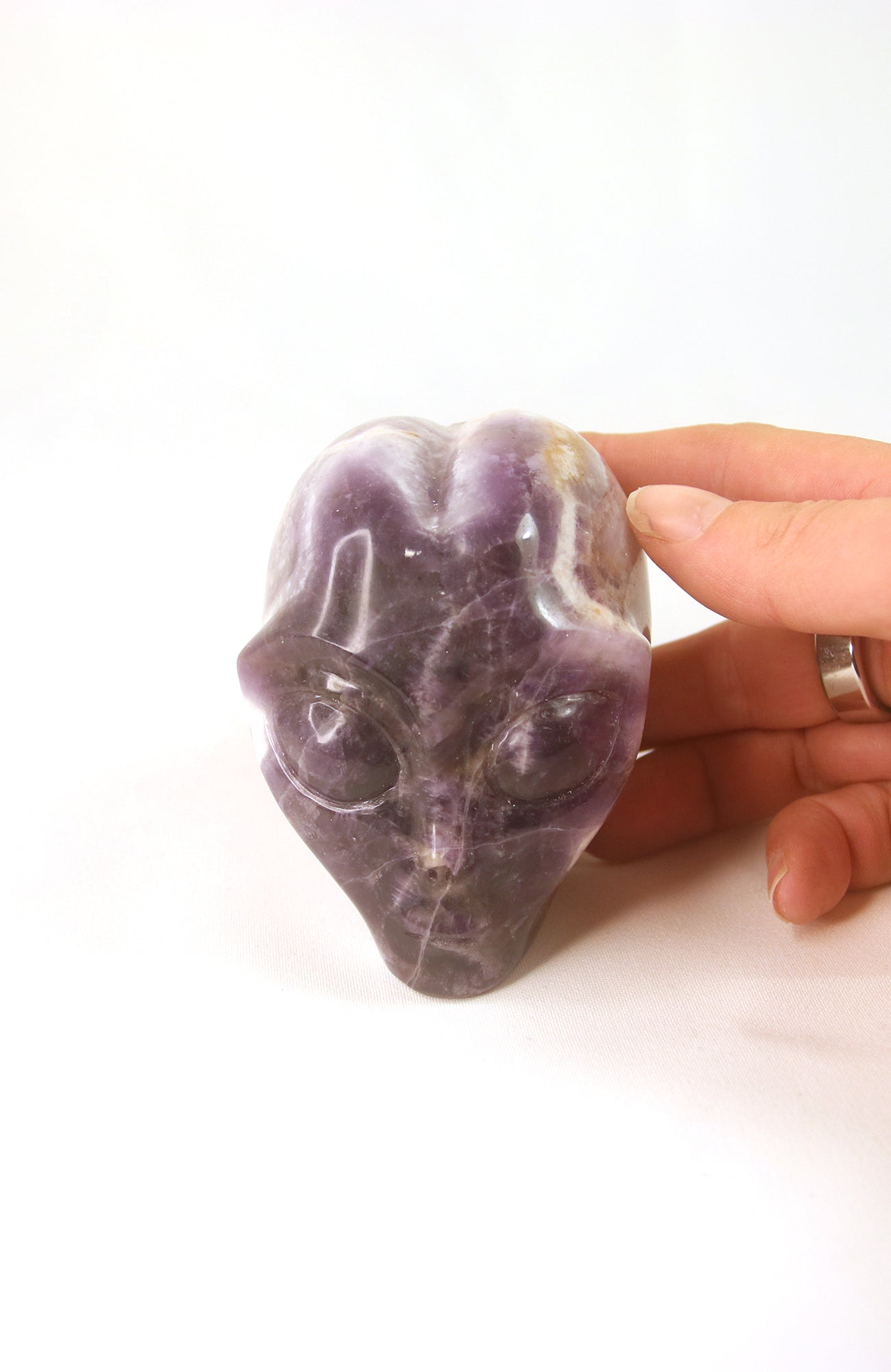 Chevron Amethyst ET Skull